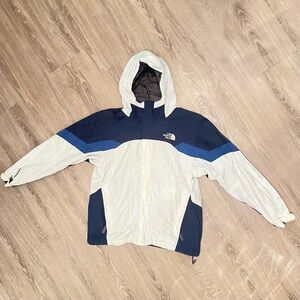The North Face Navy and Light Gray Hooded Jacket